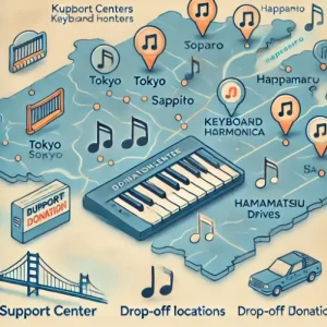 鍵盤ハーモニカを寄付したい方への具体的な支援先